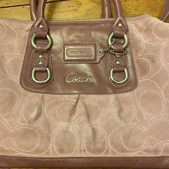 Pink Coach Purse - Picture 11 of 16